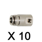PORTE BUSE LATERAL Ø6.3 par 10