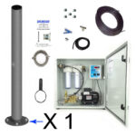Pack 1 poteau brumisateur gamme Premium avec armoire de brumisation