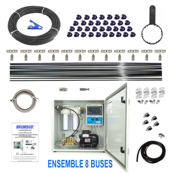 Ensemble brumisateur 8 buses gamme Millenium avec armoire prémontée