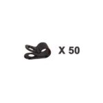 COLLIER NYLON NOIR Ø 6.3 (50)