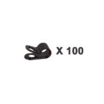 COLLIER NYLON NOIR Ø 6.3 (100)