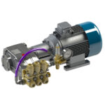 Pompe haute pression industrielle pour brumisation