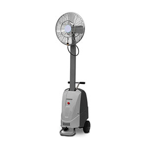 Ventilateur brumisateur autonome sur roues